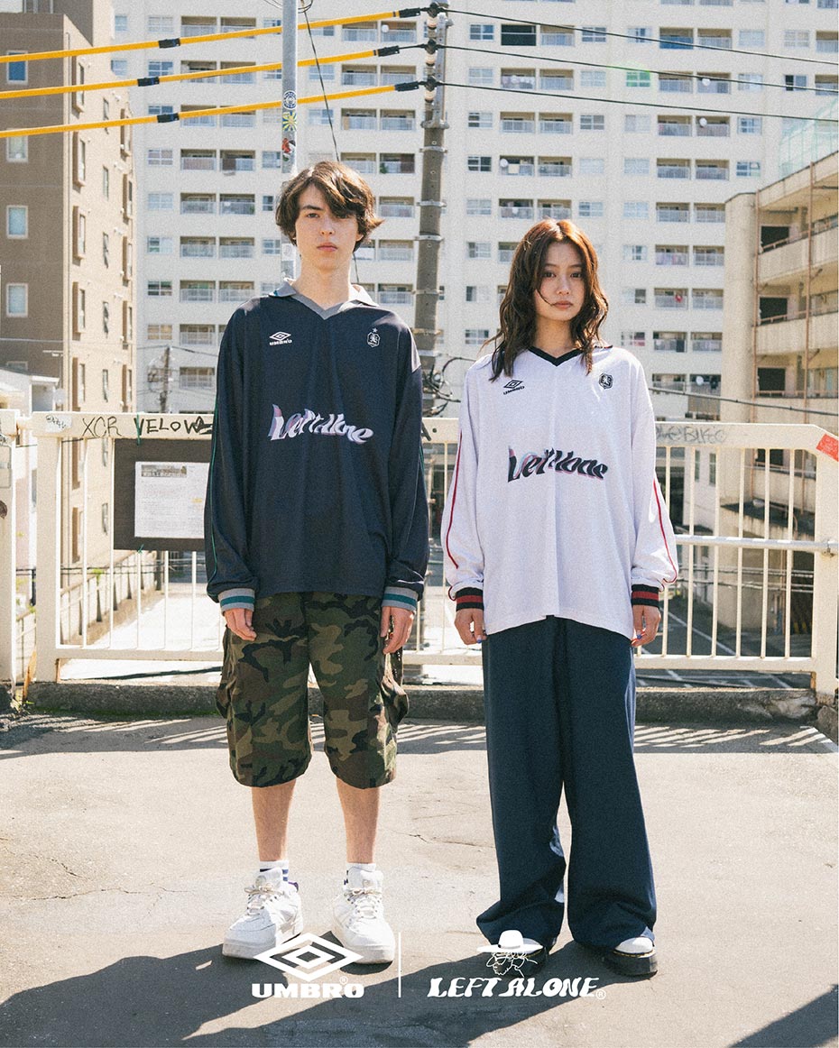 UMBRO×LEFT ALONE Collaboration.